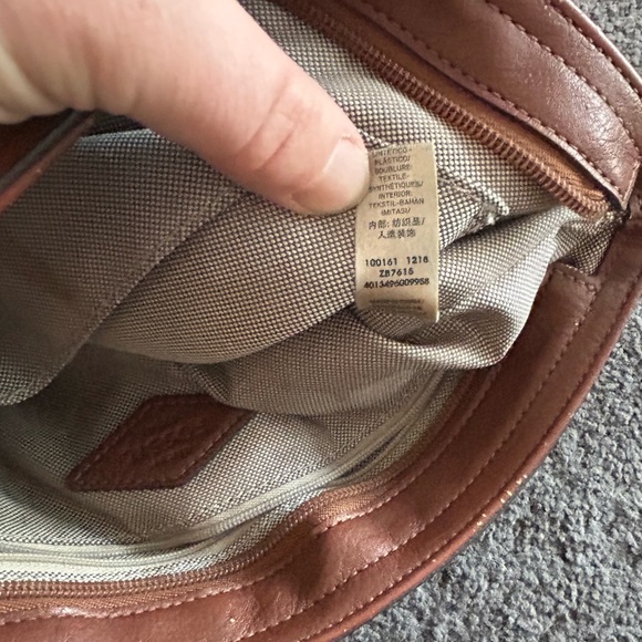 Fossil Tan Leather Crossbody Bag - Picture 7 of 10